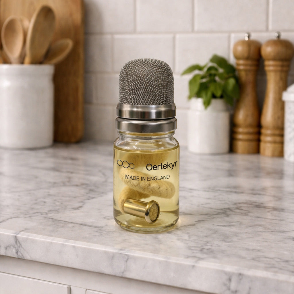 Luxury Essential Oil Diffuser Glass & Stainless Steel